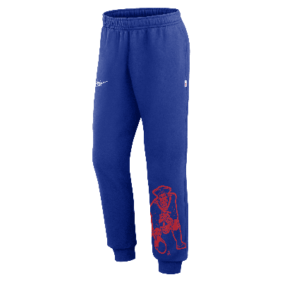 Shop Nike New England Patriots Logo Crop Menâs  Men's Nfl Jogger Pants In Blue