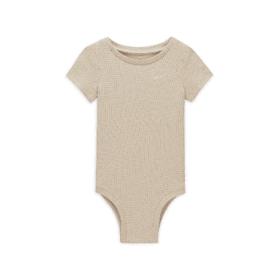 Shop Nike Readyset Baby Bodysuit In Brown