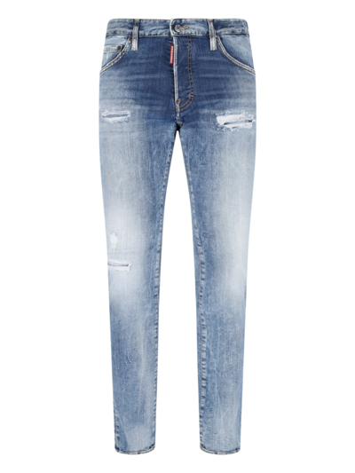 Shop Dsquared2 Skinny Jeans In Blue