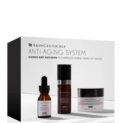 Shop Skinceuticals New Anti-aging Skin System Featuring Travel Sized C E Ferulic And Age Interrupter Advanced
