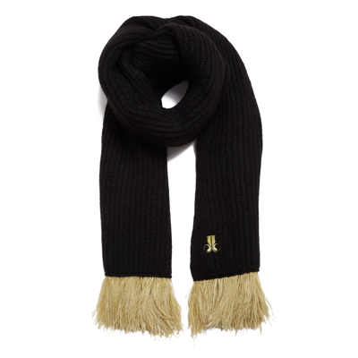 Shop La Doublej High Kick Scarf In Anthracite