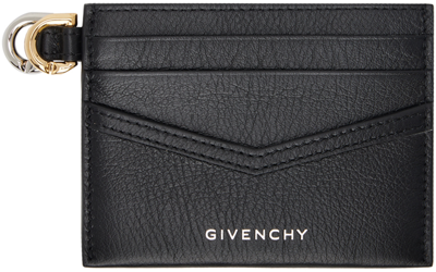 Shop Givenchy Black Voyou Card Holder In 001-black