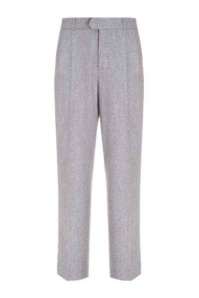 Shop A/m/g Wool Pants In Grey
