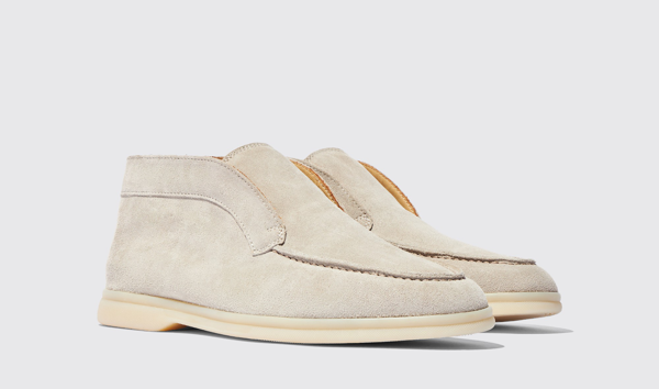 Scarosso Leonardo suede boots - Neutrals