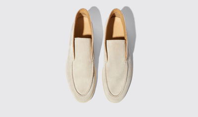 Scarosso Leonardo Suede Boots In Sand - Suede