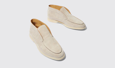 Scarosso Leonardo Suede Boots In Sand - Suede