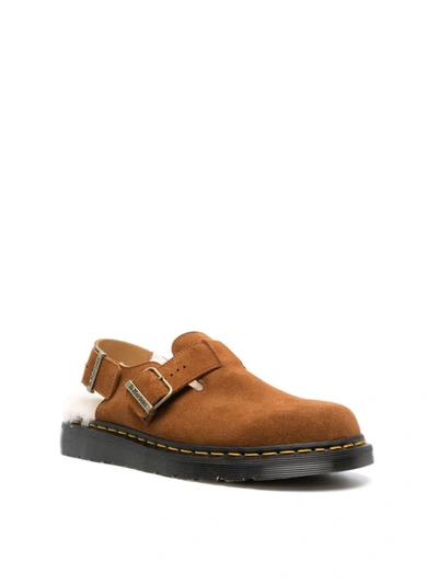 Shop Dr. Martens' Dr. Martens Jorge Shearling Mules In Brown