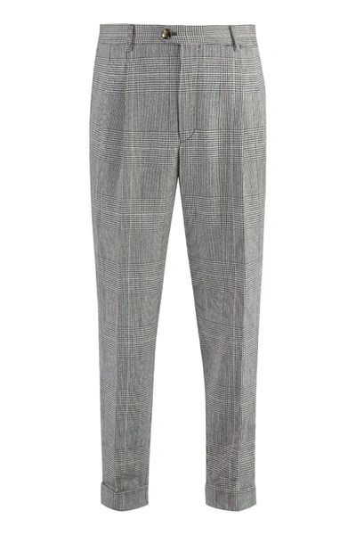 Shop Pt01 Wool Blend Trousers In White