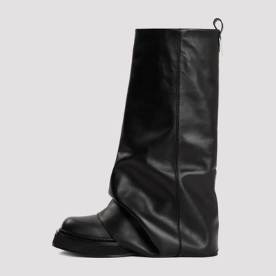 Shop Attico The   Robin Combat Boots Shoes In Black