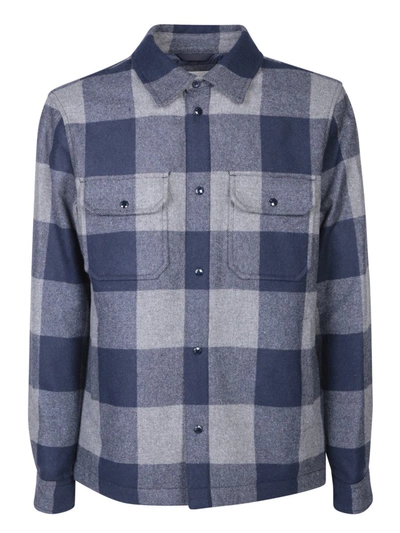 Shop Woolrich Sovracamicia In Blue