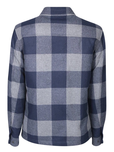 Shop Woolrich Sovracamicia In Blue
