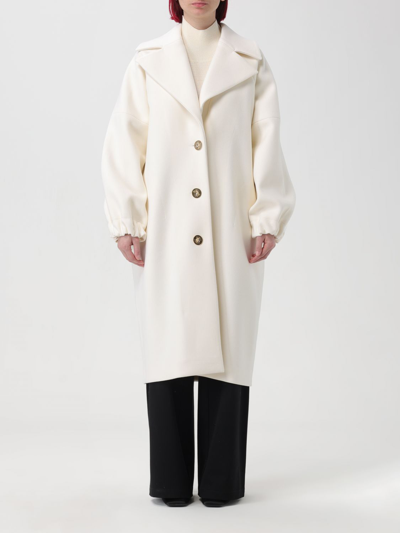 Shop Patou Coat  Woman Color White