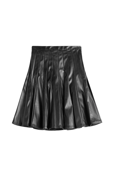 Marc By Marc Jacobs Faux Leather Skirt In Black