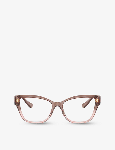 Versace Mens Pink Ve3347 Pillow-frame Acetate Glasses In Pink