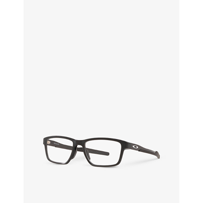 Shop Oakley Men's Black Ox8153 Metalink Rectangle-frame O-matter Glasses
