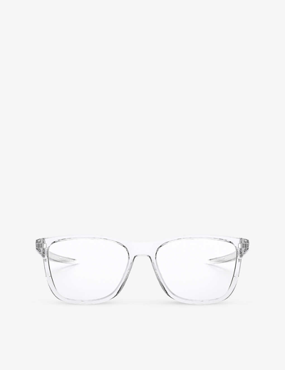 Shop Oakley Women's Clear Ox8163 Centerboard Round-frame O-matter Glasses