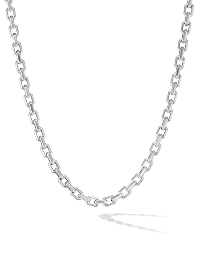 Shop David Yurman Men's Streamline Heirloom Link Necklace In Sterling Silver