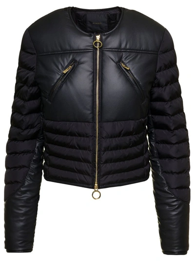 Shop Pinko Hotspot Tecnotela Jacket In Black