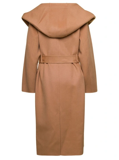 Shop Ivy & Oak Celia Edie Hooded Coat In Brown