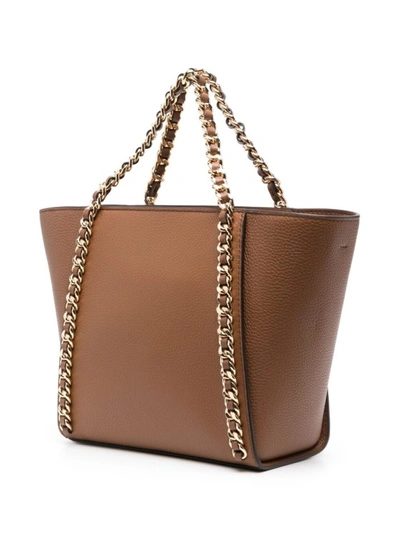 Shop Michael Michael Kors 'westley' Brown Tote Bag In Cow Leather