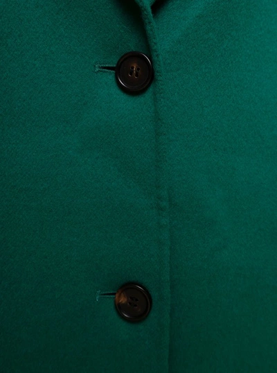 Shop Arma Double Wool Lucrezia Coat In Green
