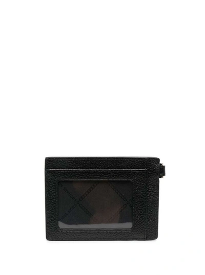 Shop Michael Michael Kors Black Calf Leather Cardholder