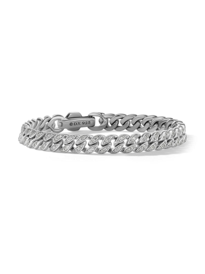 Shop David Yurman Women's Curb Chain Bracelet In Sterling Silver