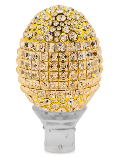 Shop Crystamas Grand Home Egg In Gold