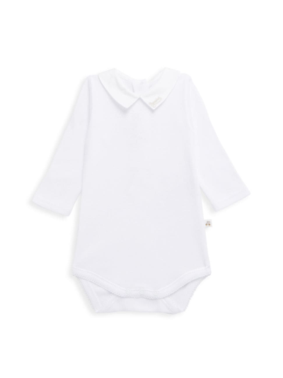 Shop Bonpoint Baby's Septembre Collared Bodysuit In White
