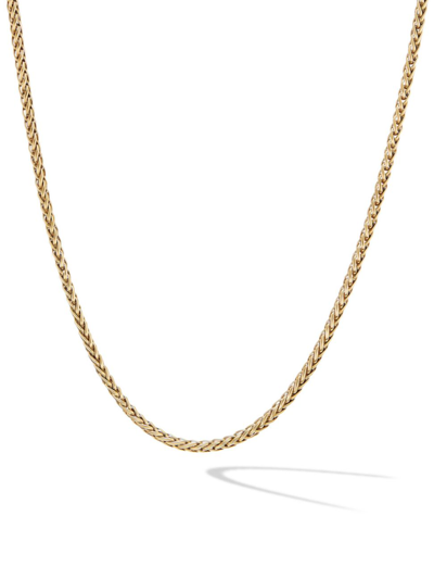 Shop David Yurman Men's Wheat Chain Necklace In 18k Yellow Gold