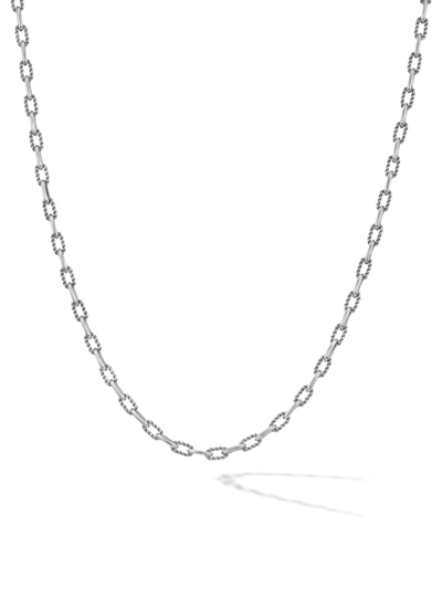 Shop David Yurman Men's Dy Madison Chain Necklace In Sterling Silver