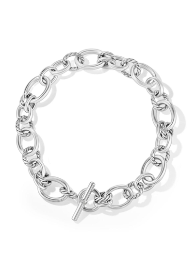Shop David Yurman Women's Dy Mercer Chain Necklace In Sterling Silver