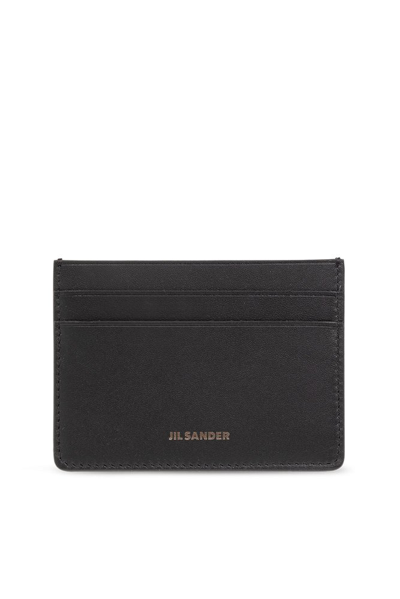 JIL SANDER JIL SANDER LOGO EMBOSSED CARD HOLDER 