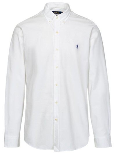 Shop Polo Ralph Lauren Buttoned Long In White
