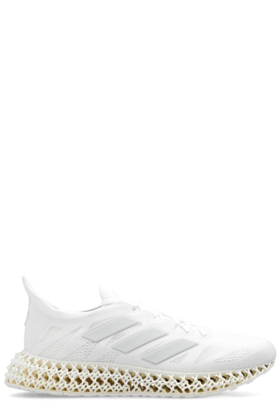 Shop Adidas Originals Adidas Mesh Panelled Sneakers In White