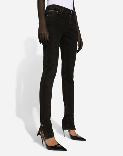 Dolce & Gabbana Girly Denim Jeans In Blue