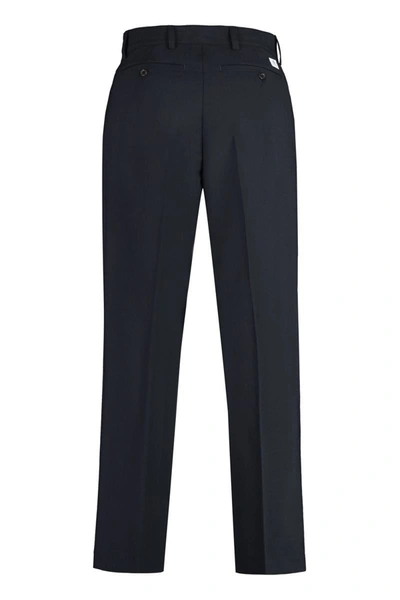 Shop Department 5 E-motion Wool Blend Trousers In Blue