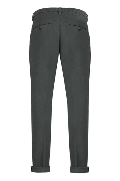 Dondup Gaubert Cotton Chino Trousers In Grey