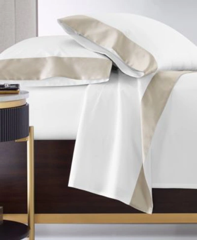 Shop Hotel Collection Italian Percale Sateen Cuff Sheet Sets Created For Macys In White