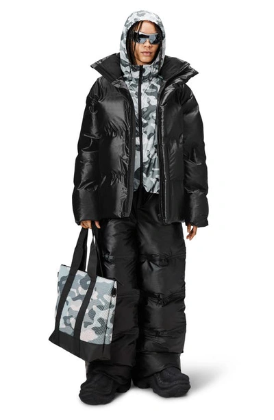Shop Rains Bator Windproof & Waterproof Insulated Puffer Jacket In Black