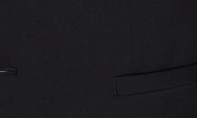 Shop Armani Exchange Logo Tape Sport Coat In Solid Black