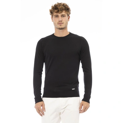 Shop Baldinini Trend Black Modal Sweater