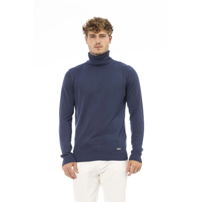 Shop Baldinini Trend Blue Modal Sweater