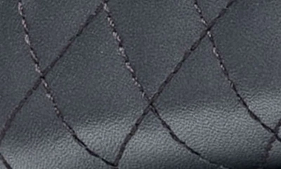 Jon Josef Belle Quilted Ballerina Flat In Pewter Soft