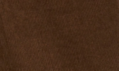 Shop Allsaints Kiels Stretch Cotton Blend Velvet Dress Pants In Faded Brown