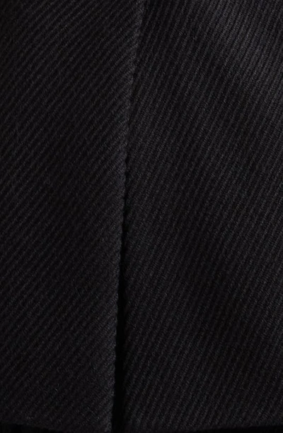 Shop Proenza Schouler Textured Twill Paneled Bustier Top In Black