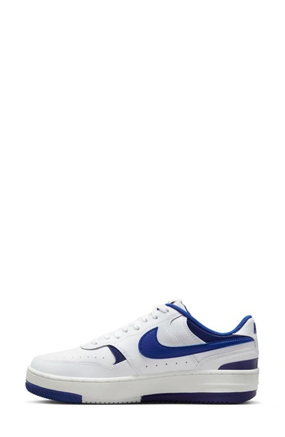 Shop Nike Gamma Force Sneaker In White/ Deep Royal Blue
