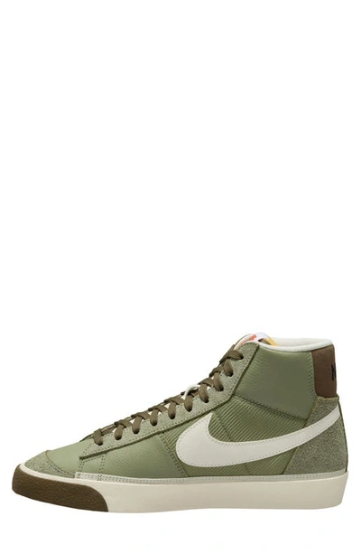 Shop Nike Blazer Mid Pro Club Sneaker In Oil Green/ Sea Glass/ Olive