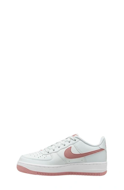 Shop Nike Kids' Air Force 1 Sneaker In White/ Red Stardust/ White