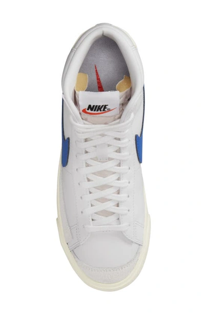 Shop Nike Blazer Mid '77 Se Sneaker In White/ Game Royal-sail-black